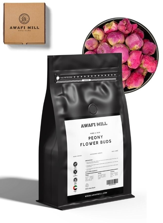 أباميك براعم زهور الفاوانيا من أوافي ميل ٥٠٠ غرام (١٧.٦ أونصة) | براعم زهور مجففة | شاي زهور - Image 1